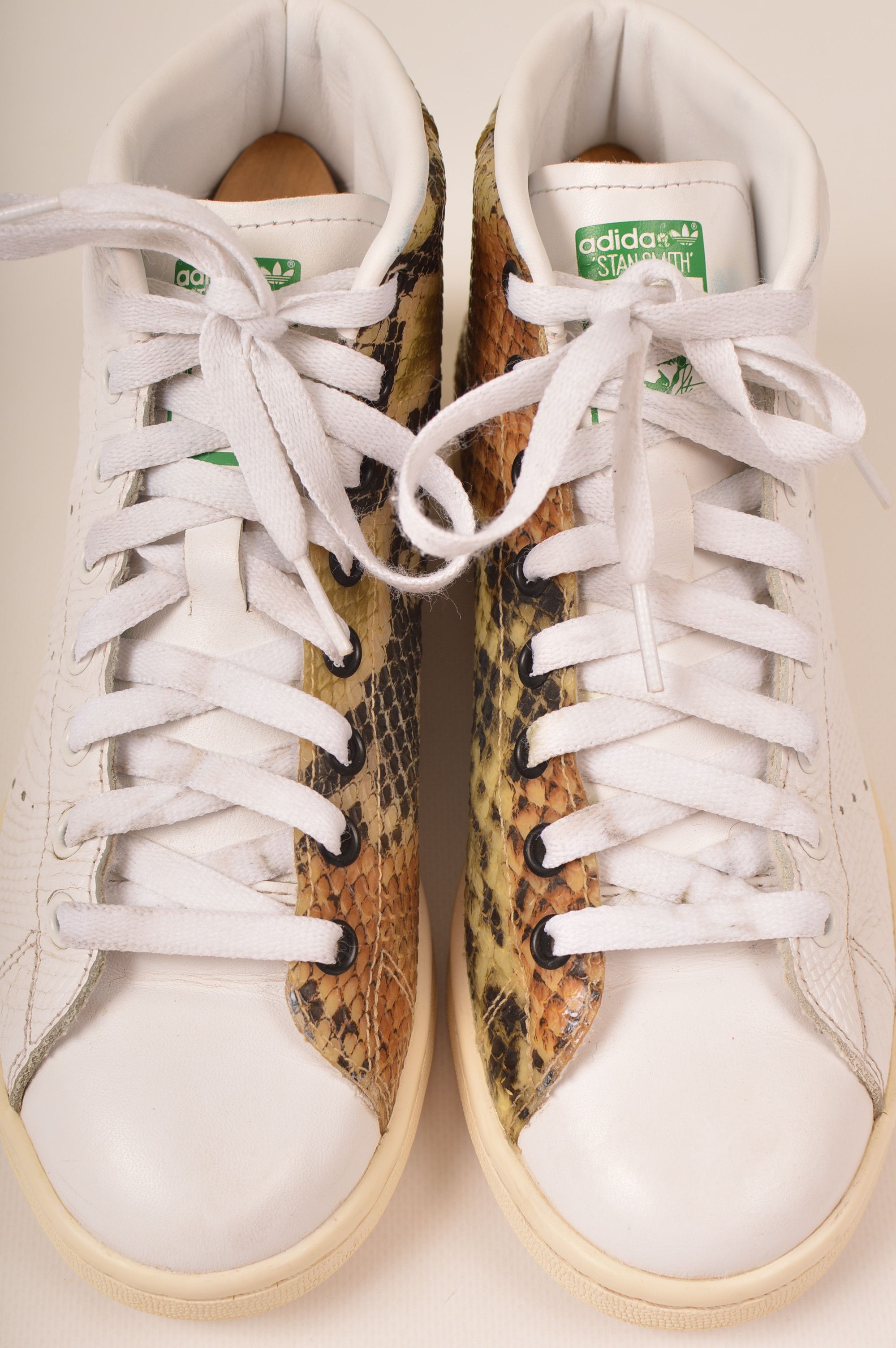 Adidas Adidas Stan Smith Mid Snakeskin Sneakers Size US 5.5 / EU 38 - 2 Thumbnail