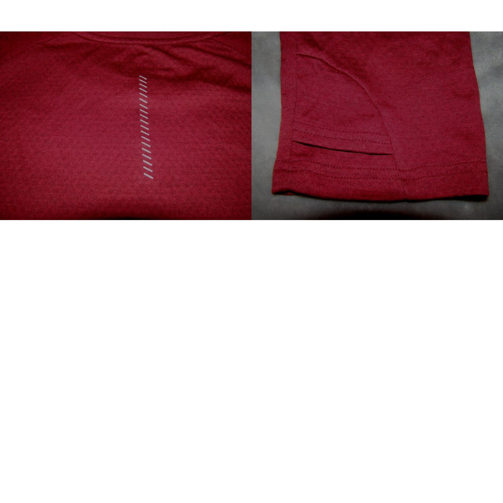 Vintage NWT Russell Training Fit Men's 2XL Crew Performance Shirt - Red/Maroon, Long Sleeve, Polyester Knit, Intellifresh, Logo, Sports, Adult Mens Size US XXL / EU 58 / 5 - 8 Thumbnail