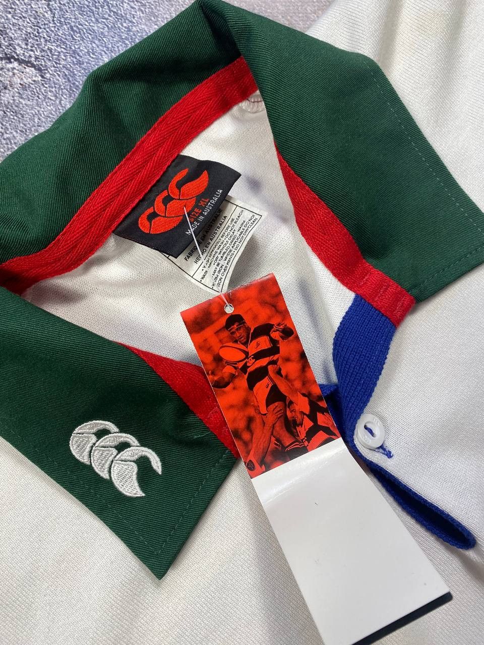 Canterbury of New Zealand RARE vintage Canterbury Rugby Shirt 97/100 World Cup Size US XL / EU 56 / 4 - 5 Thumbnail