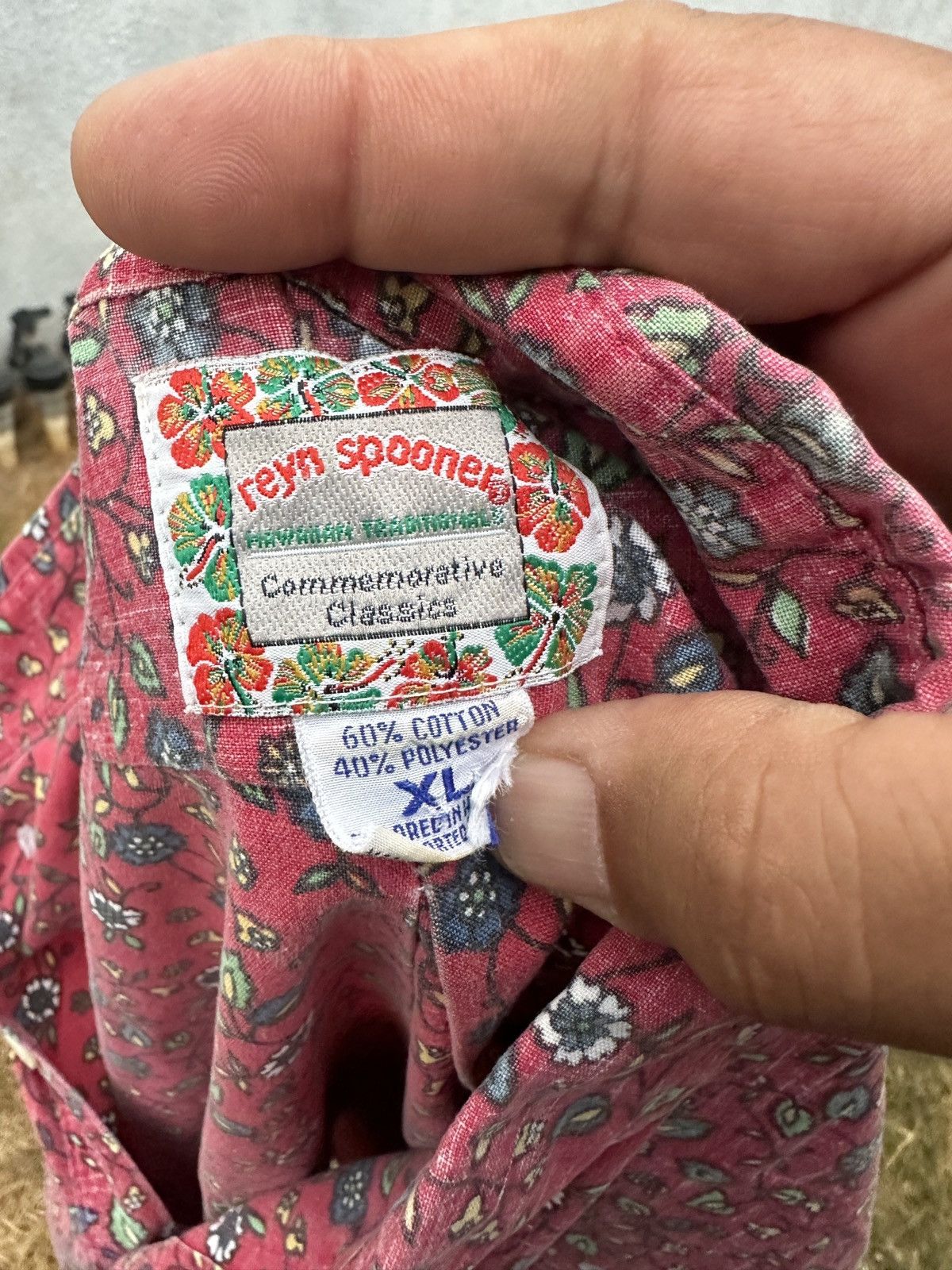 Reyn Spooner PreOwned Reyn Spooner Red Hawaiian Print Red Men's XL Size US XL / EU 56 / 4 - 4 Thumbnail