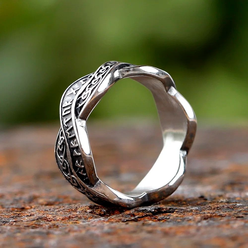 Jewelry Festival and Runes Ring Size ONE SIZE - 1 Thumbnail