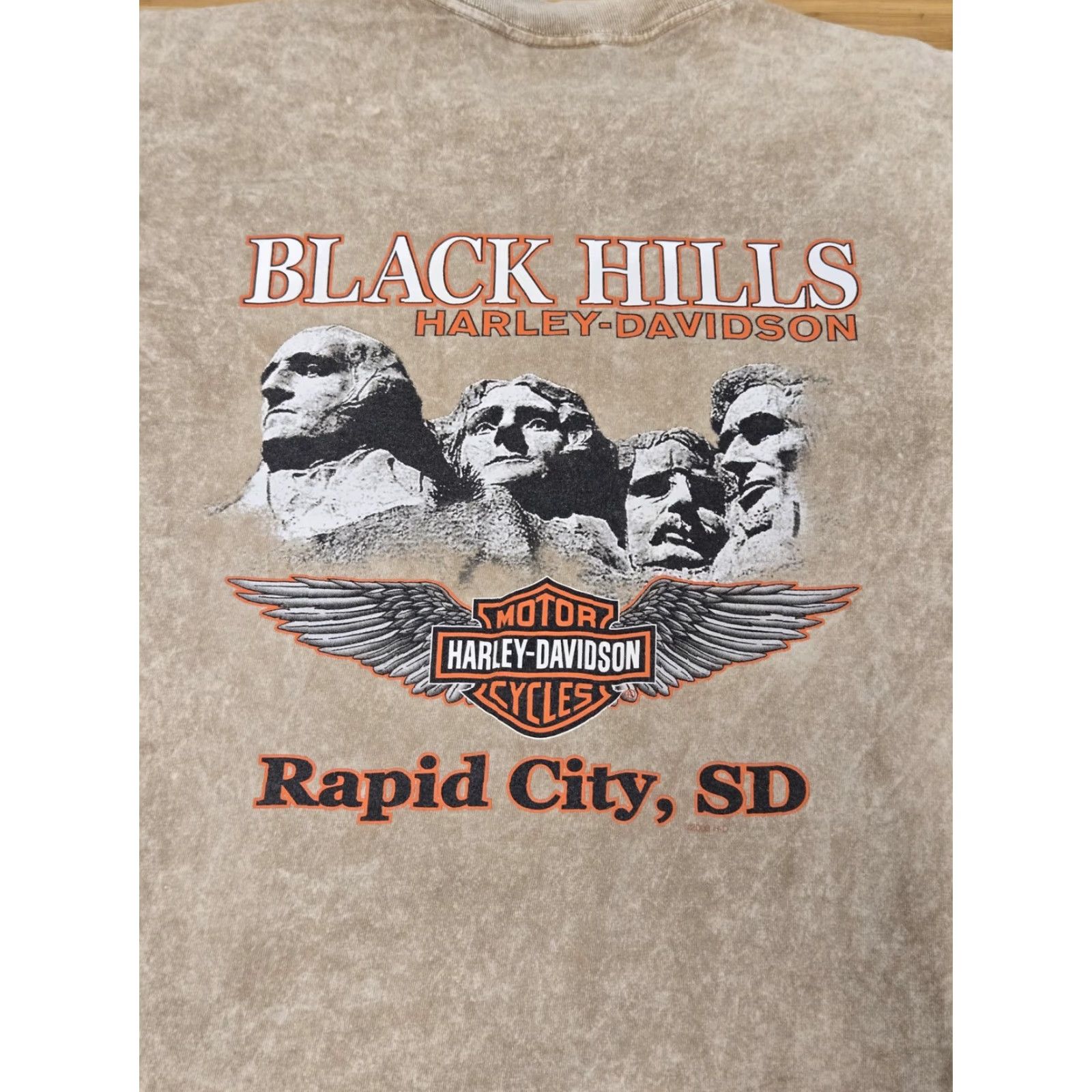 Harley Davidson VINTAGE Harley-Davidson Sturgis Shirt Mens L Black Hills Rapid City SD 2006 Size US L / EU 52-54 / 3 - 5 Thumbnail