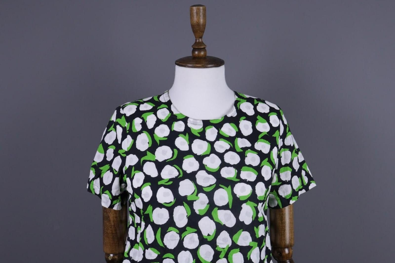 Marimekko Marimekko Black Floral Summer Blouse Shirt Size 34 Size M / US 6-8 / IT 42-44 - 5 Thumbnail