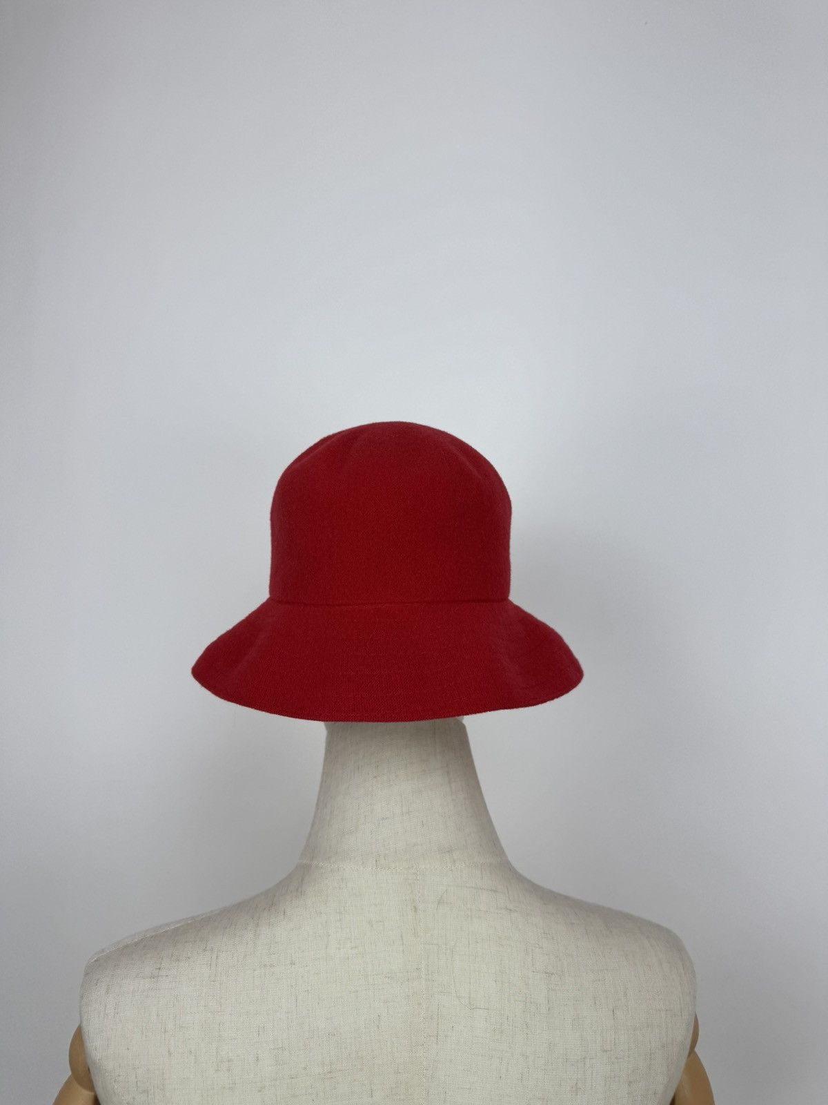 Kangol Vintage kangol wool Bucket Hat red Bermuda Casual Panama hat Size ONE SIZE - 4 Thumbnail