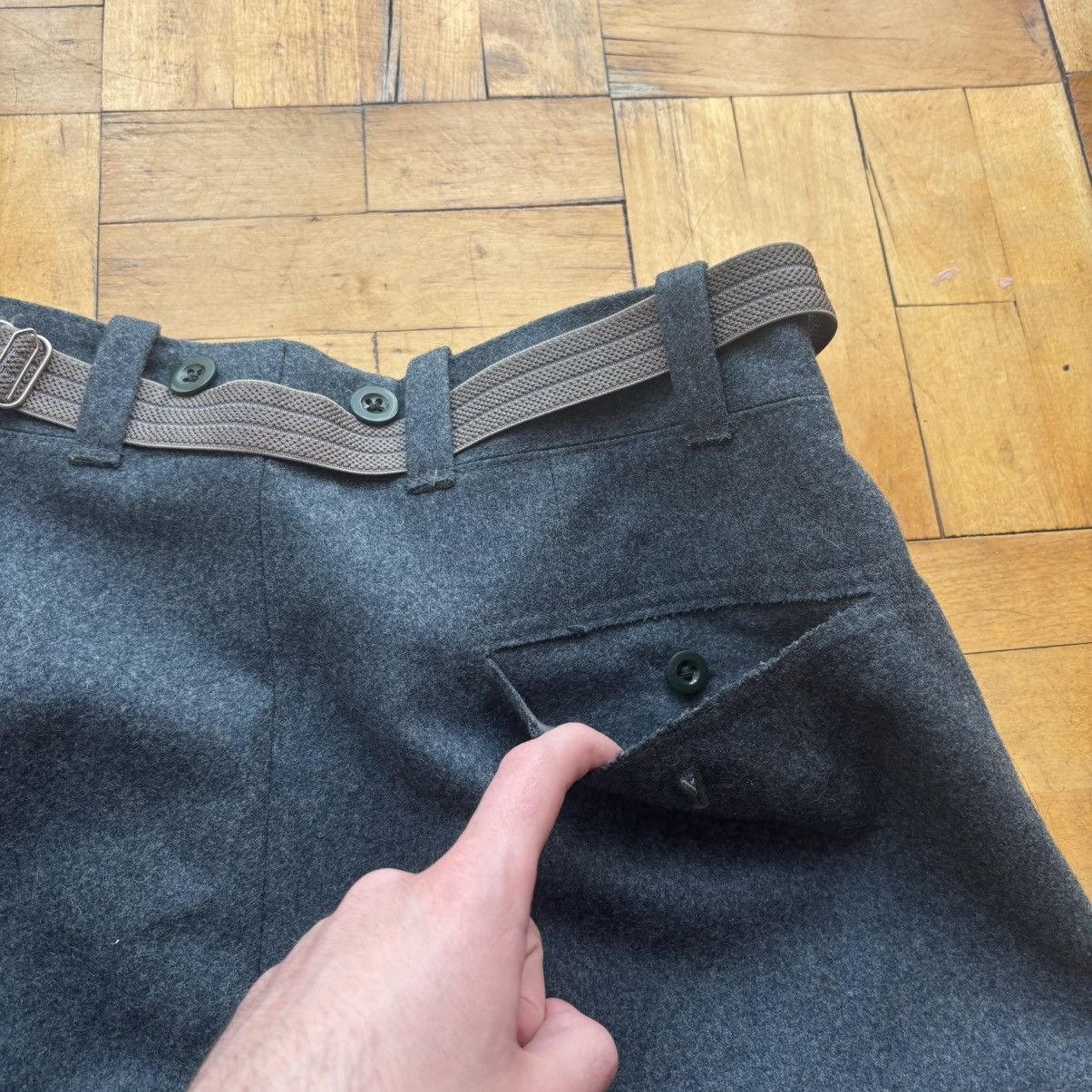 Vintage Vintage 1963 Swiss Army Wool Military Pants Dead Stock Size US 32 / EU 48 - 9 Thumbnail