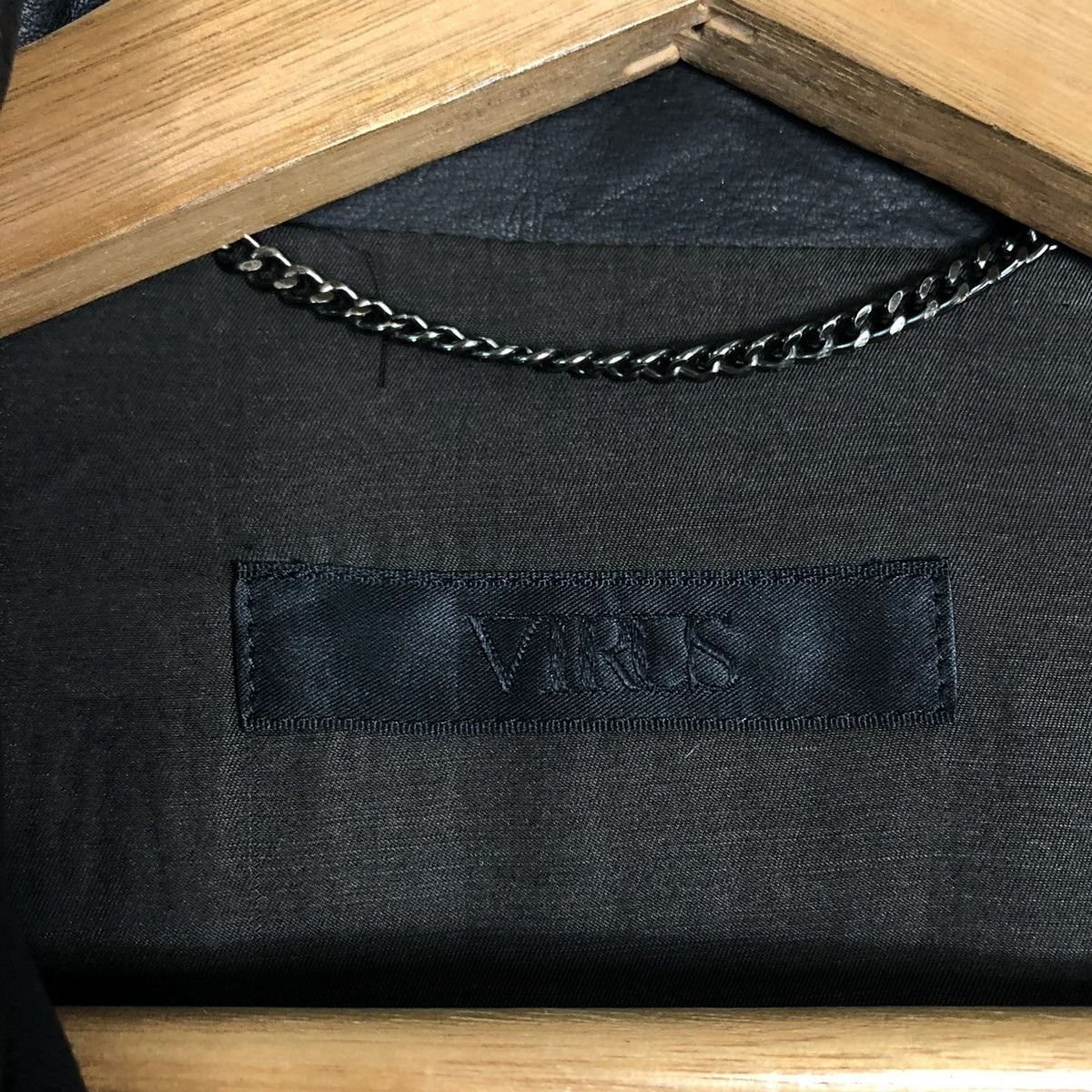 Japanese Brand BIKER JACKET LEATHER POCKET VIRUS JAPAN ISSEY MIYAKE DESIGN Size US S / EU 44-46 / 1 - 18 Thumbnail
