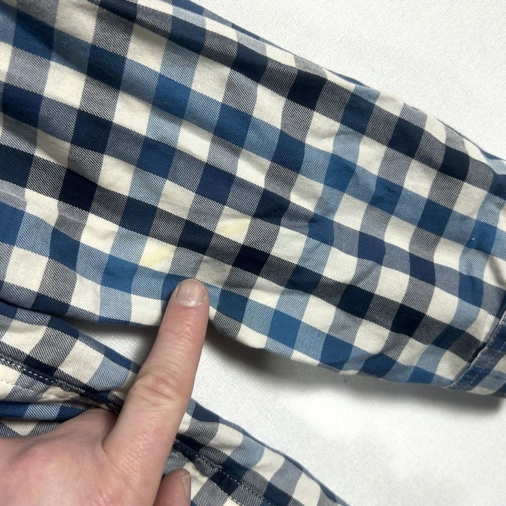 The North Face The North Face Button-Up Shirt Womens XL Blue Plaid Relaxed Flannel Overshirt Button Size XL / US 12-14 / IT 48-50 - 2 Thumbnail