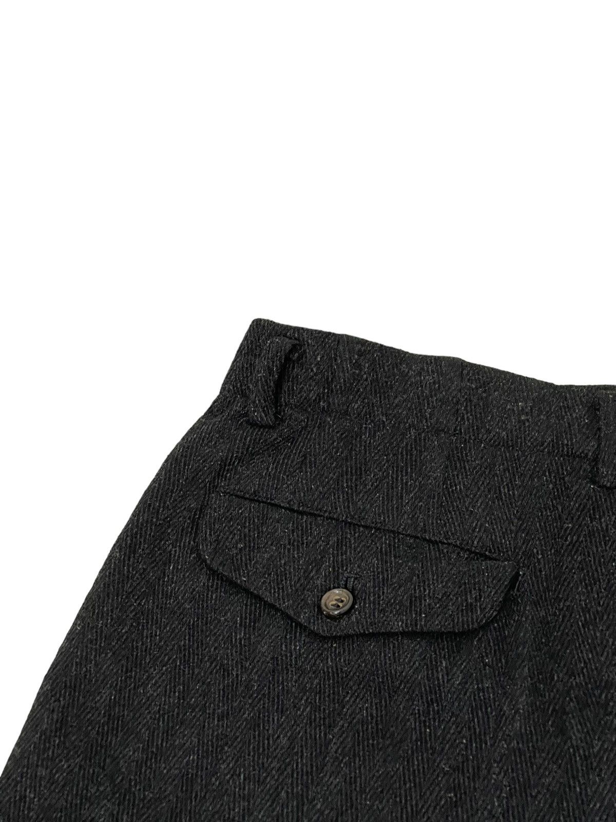 Comme des Garcons Vtg 90s CDGH Herringbones Wide Wool Trouser Tapered 6🟦5 Size US 29 - 21 Thumbnail