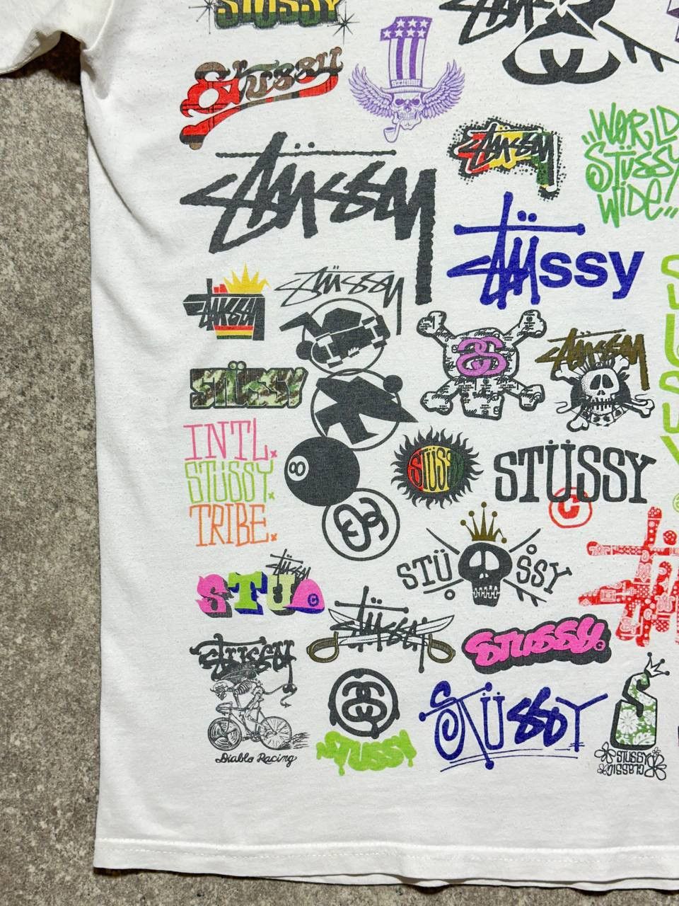 Stussy Stussy 2008 All Logos Tee Size US M / EU 48-50 / 2 - 3 Thumbnail