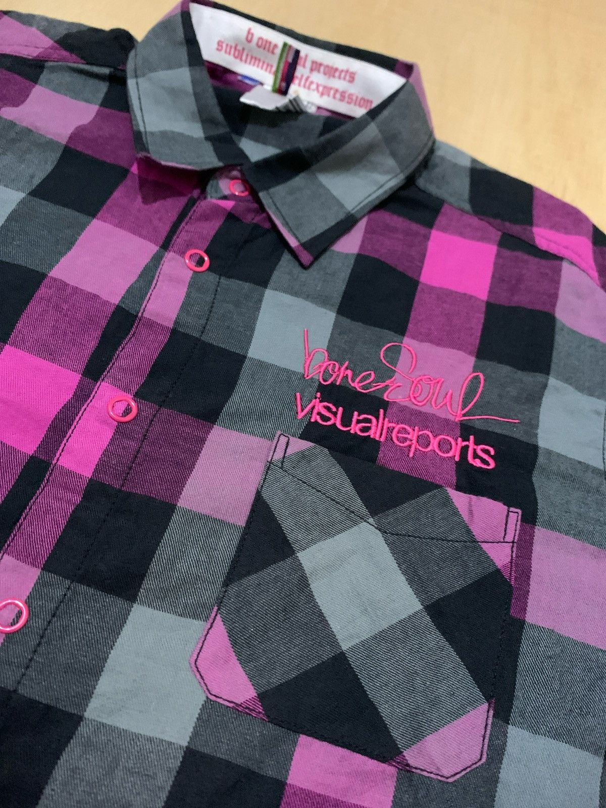 Japanese Brand Y2k B one soul projects ifsixwasnine Punk style shirt Size US L / EU 52-54 / 3 - 5 Thumbnail