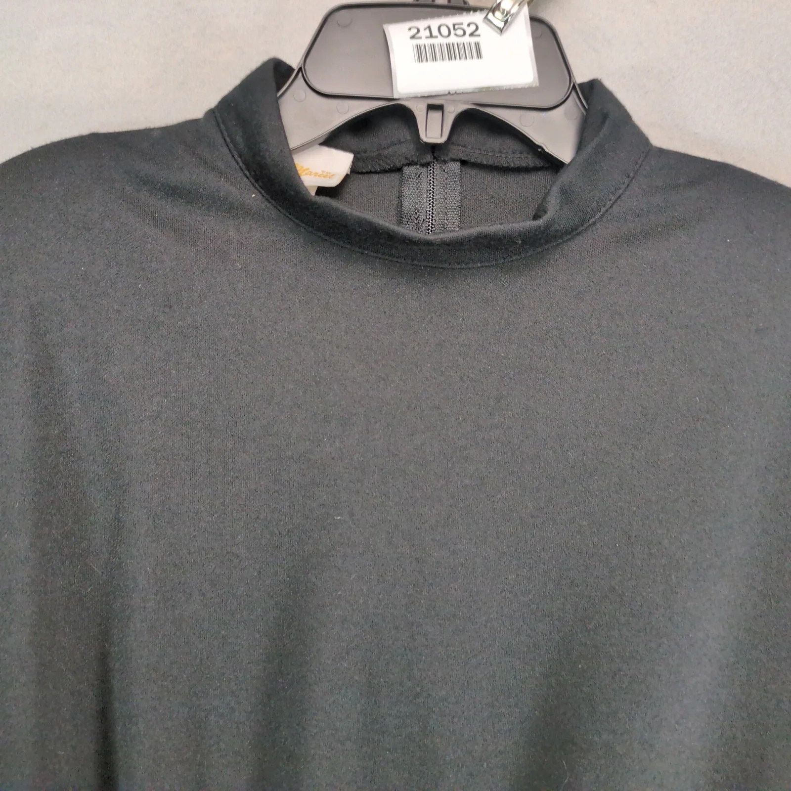 Vintage Philippe-Marcel Black Midi Secretary Day Dress Sz 8 Mockneck Size M / US 6-8 / IT 42-44 - 10 Thumbnail