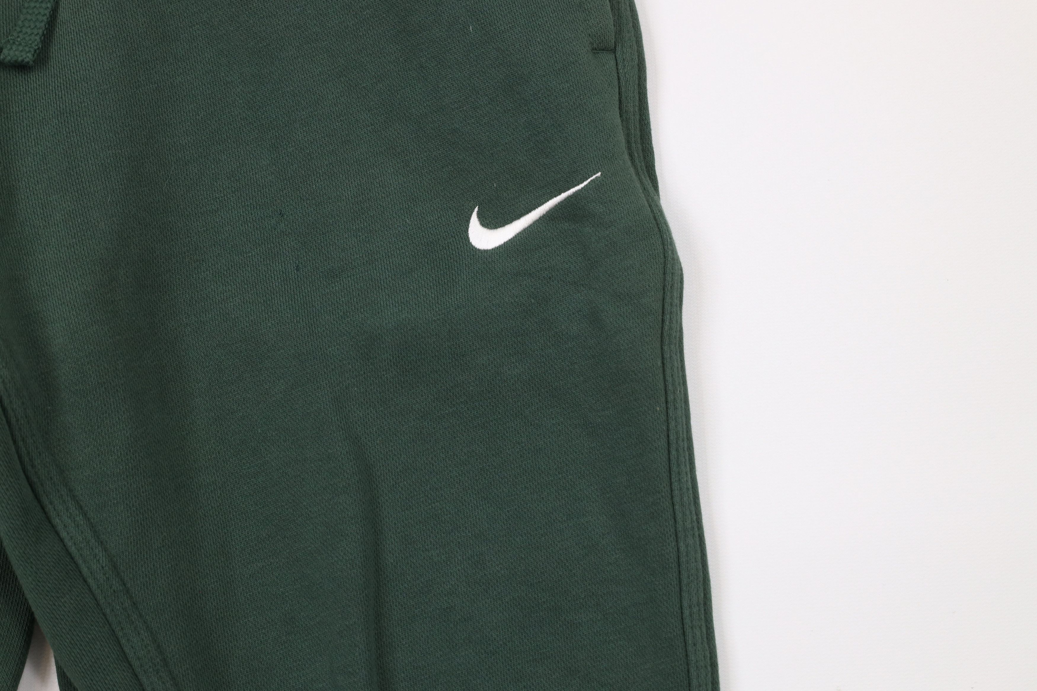 Nike × Vintage Vintage Y2K Nike Scott Mini Swoosh Sweatpants Joggers Green Size US 34 / EU 50 - 5 Thumbnail