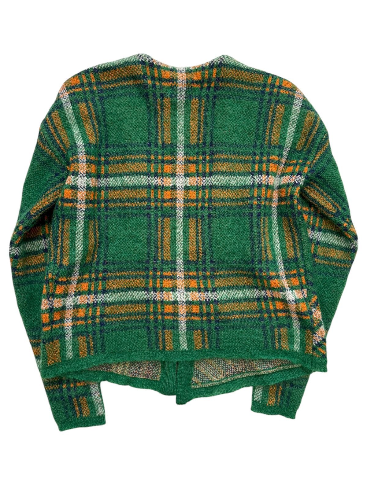 ERL Plaid Italian Knit Cardigan Size S / US 4 / IT 40 - 4 Thumbnail