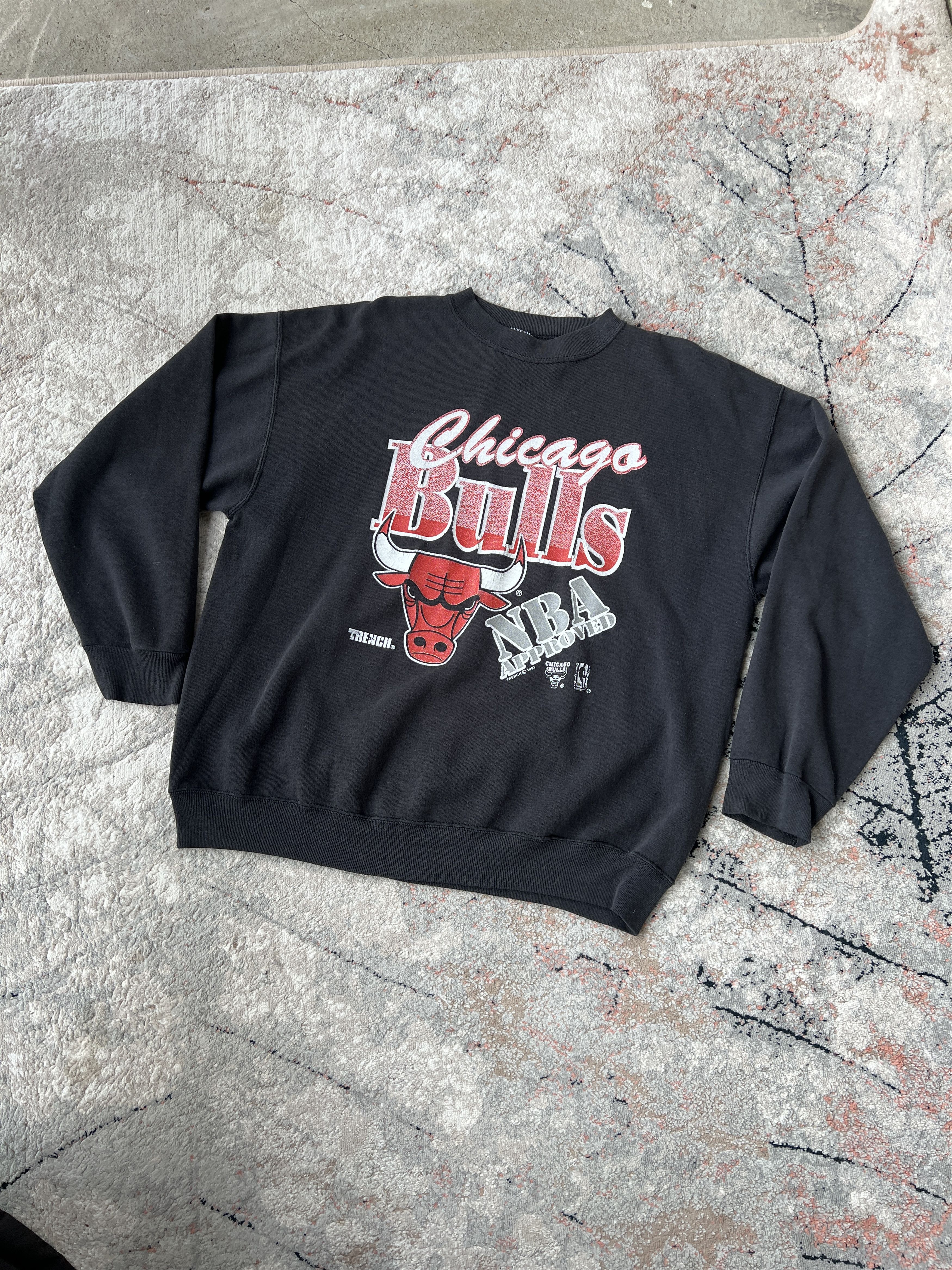 Vintage Chicago Bulls 1991 NBA Vintage Sweatshirt Size US XL / EU 56 / 4 - 1 Thumbnail