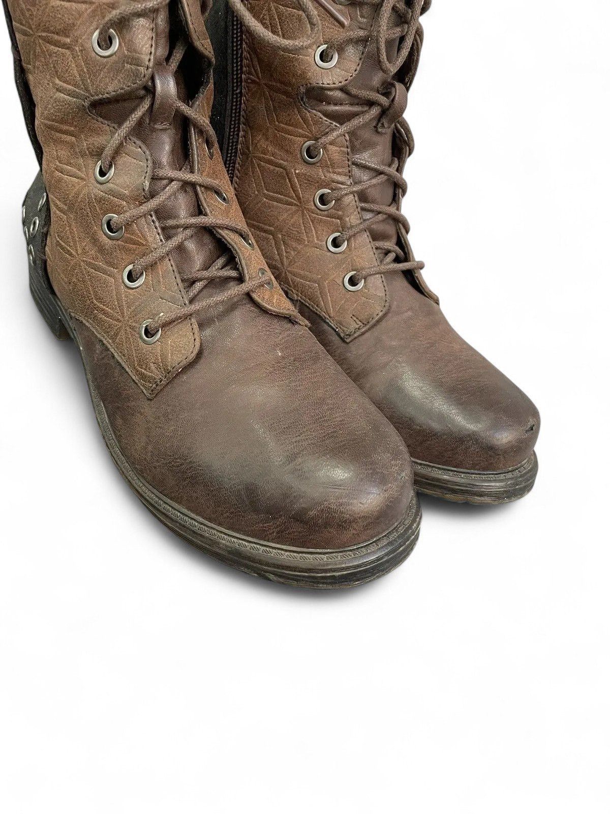 A.S.98 A.S. 98 style leather quilted lace-up boots style japanese Size US 7.5 / EU 40-41 - 4 Thumbnail