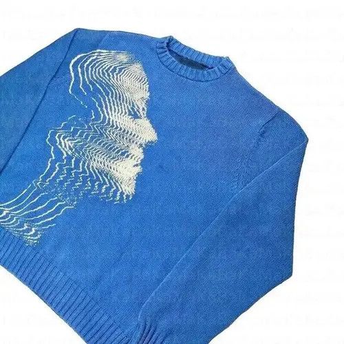 Japanese Brand O-neck Gothic Harajuku Street Knit Sweater Size US M / EU 48-50 / 2 - 3 Thumbnail
