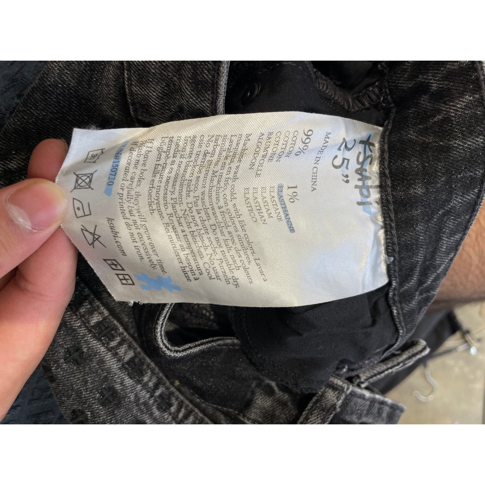 Ksubi Ksubi Jeans Lightwash Grey Used 25 Size US 26 / EU 42 - 4 Thumbnail