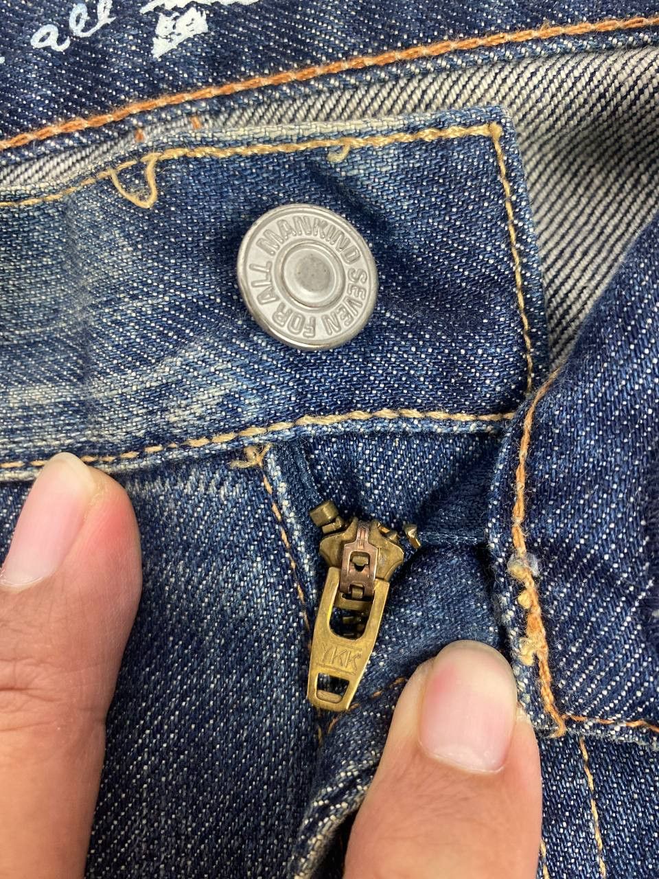 7 For All Mankind 7 for all mankind bootcut flare denim nice design Size US 34 / EU 50 - 9 Thumbnail