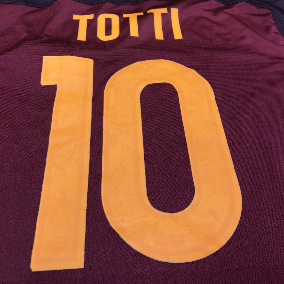 Nike Roma 15/16 player issue home shirt #10 Totti Size US XL / EU 56 / 4 - 5 Thumbnail