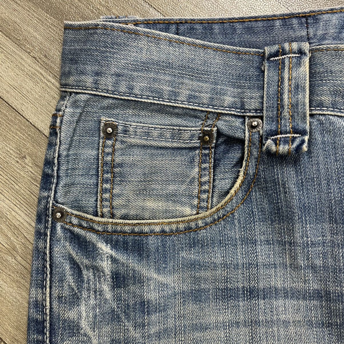 Ed Hardy Vintage Ed Hardy Distressed Embroidery Y2K Baggy Jeans Size US 32 / EU 48 - 14 Thumbnail