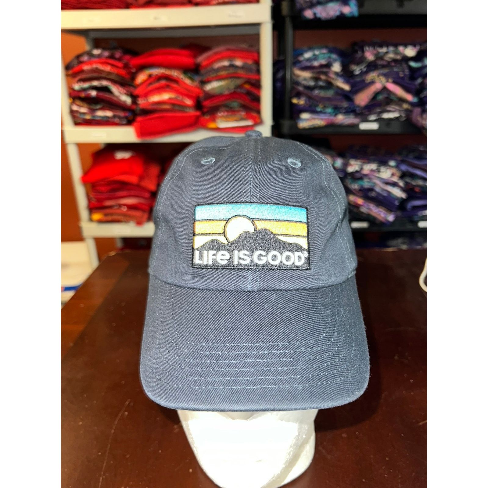 Life is Good Life Is Good Hat NWT Chill Cap Mountain Patch Cap Headwear Size ONE SIZE - 1 Thumbnail