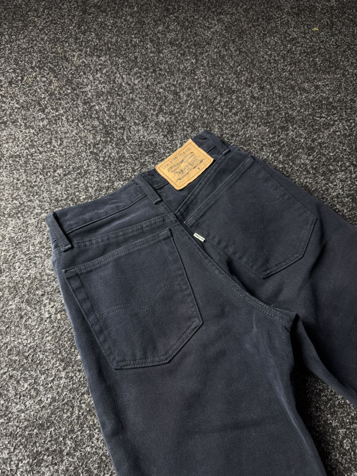 Levi's Vintage Clothing Rare RETRO 80s Levi’s 440 Navy Corduroy Pants Made in It Size 27" / US 4 / IT 40 - 19 Thumbnail