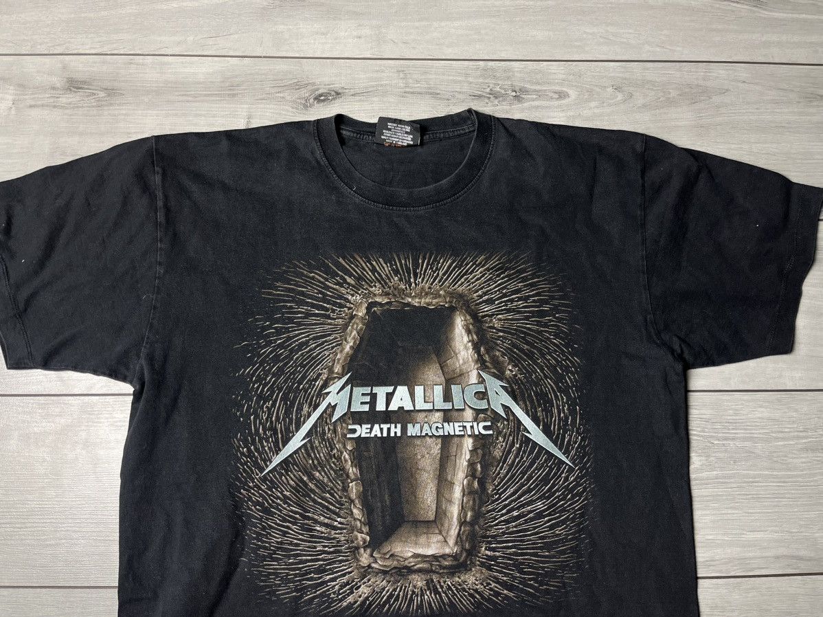 Metallica Metallica Tshirt Death Magnetic rock band size XLarge Size US XL / EU 56 / 4 - 3 Thumbnail