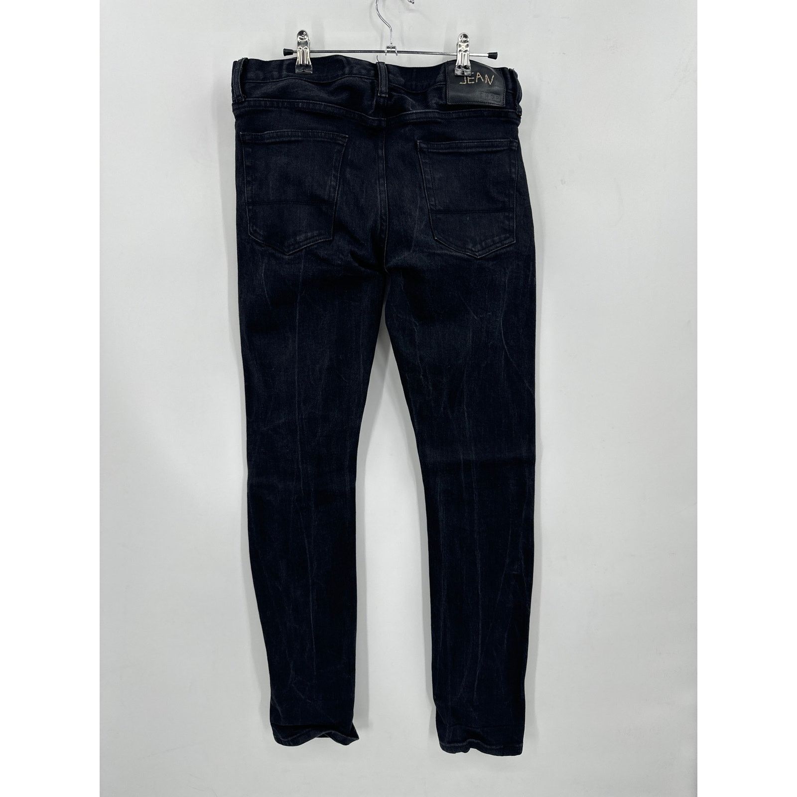 Jean Shop Jean Shop Jim Stretch Selvedge Jeans in Raw Black Size 33 Size US 33 - 5 Thumbnail