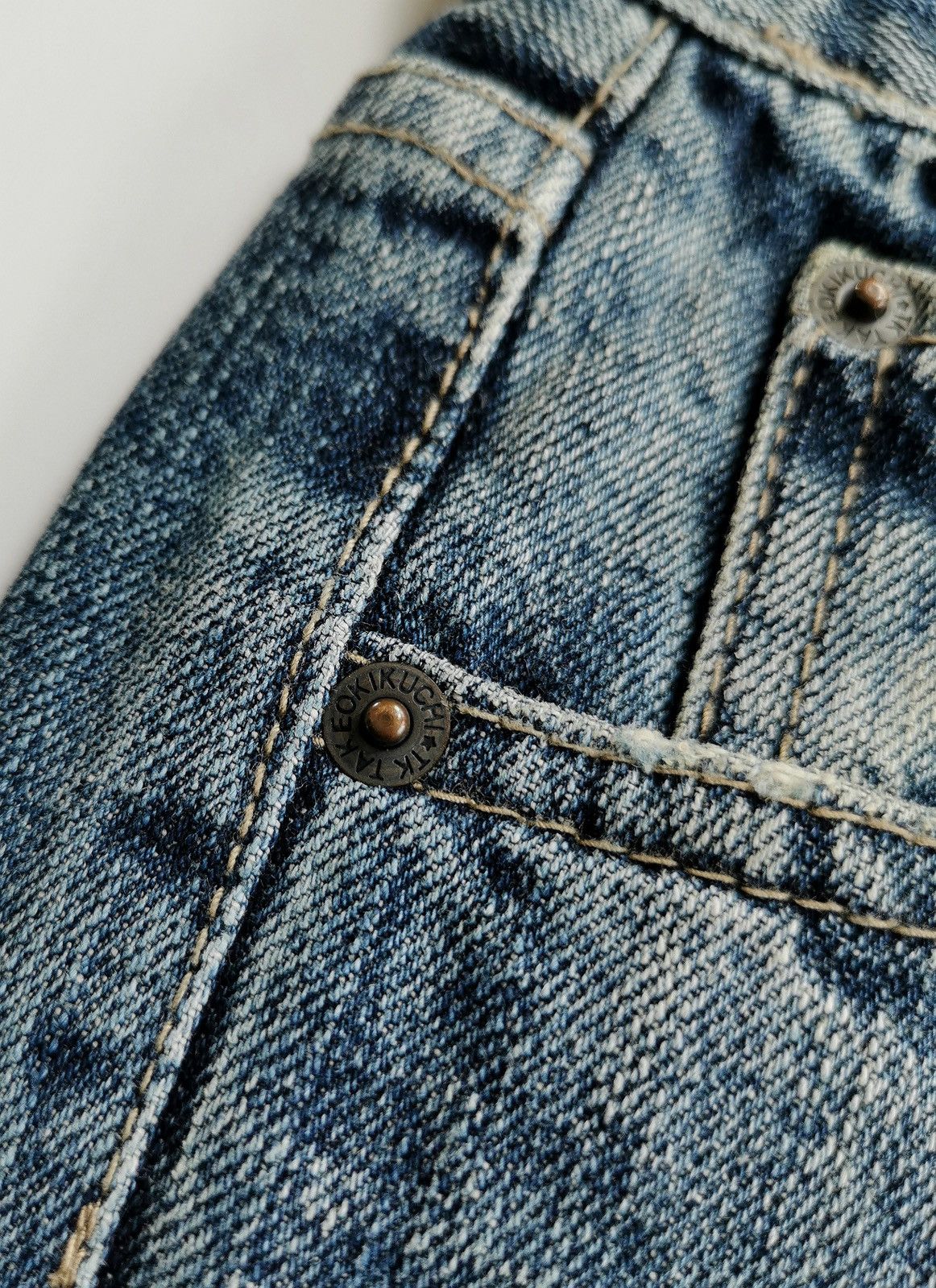 Takeo Kikuchi Takeo Kikuchi Patchwork Bleach Splash Jeans ERD Grunge Size US 34 / EU 50 - 6 Thumbnail