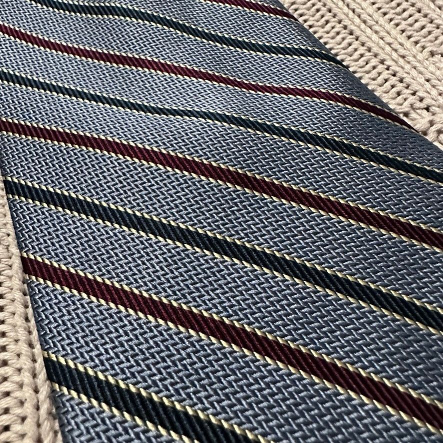 Brooks Brothers Brooks Brothers blue maroon striped silk tie Size ONE SIZE - 2 Thumbnail