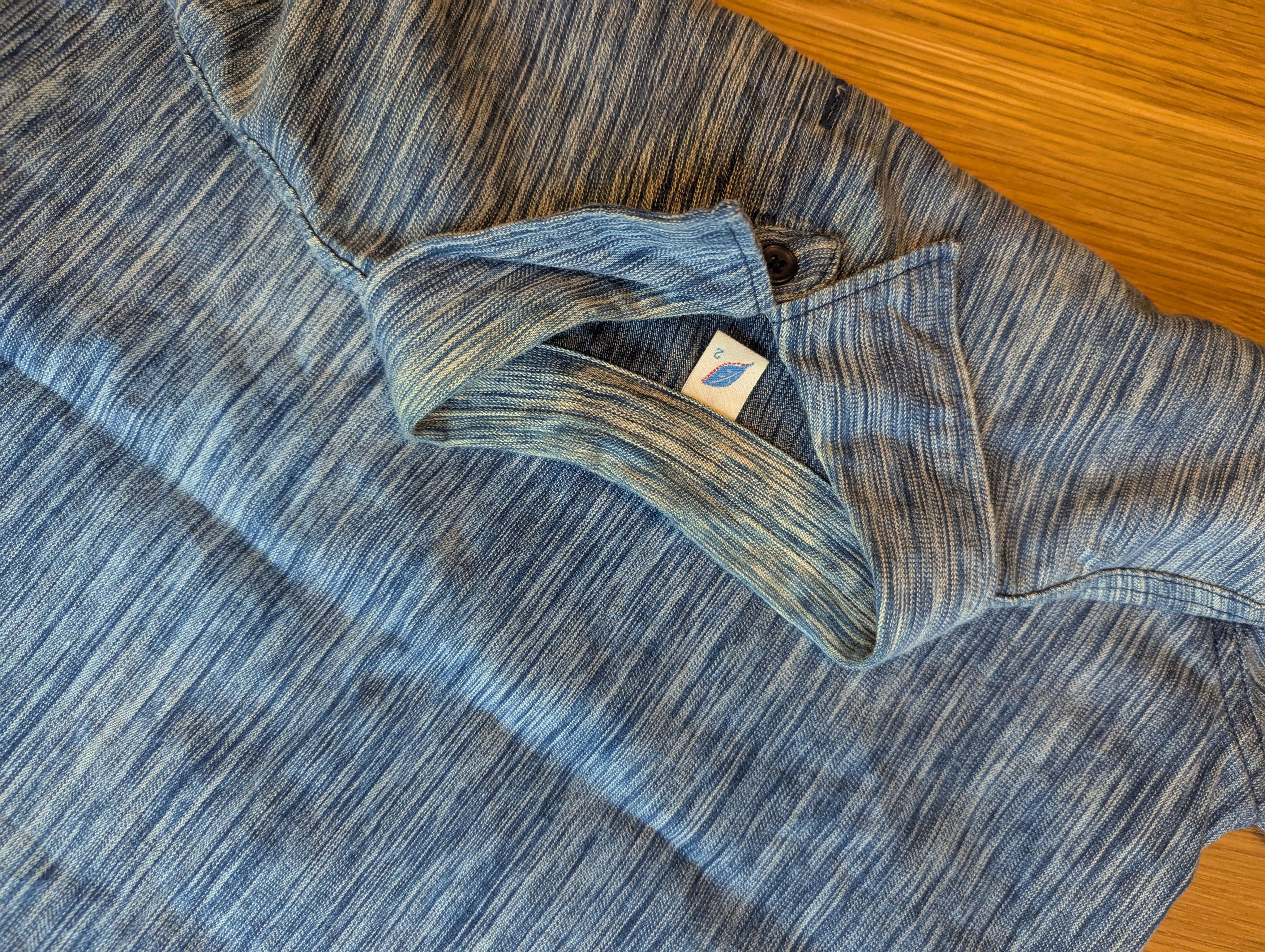 Pure Blue Japan Pure Blue Japan Kasuri dyed Workshirt Size US S / EU 44-46 / 1 - 5 Thumbnail