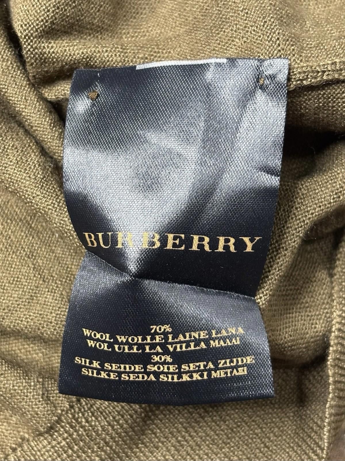 Burberry Burberry Cardigan Sweater Mens Small Silk Wool Italy Button Size US S / EU 44-46 / 1 - 3 Thumbnail