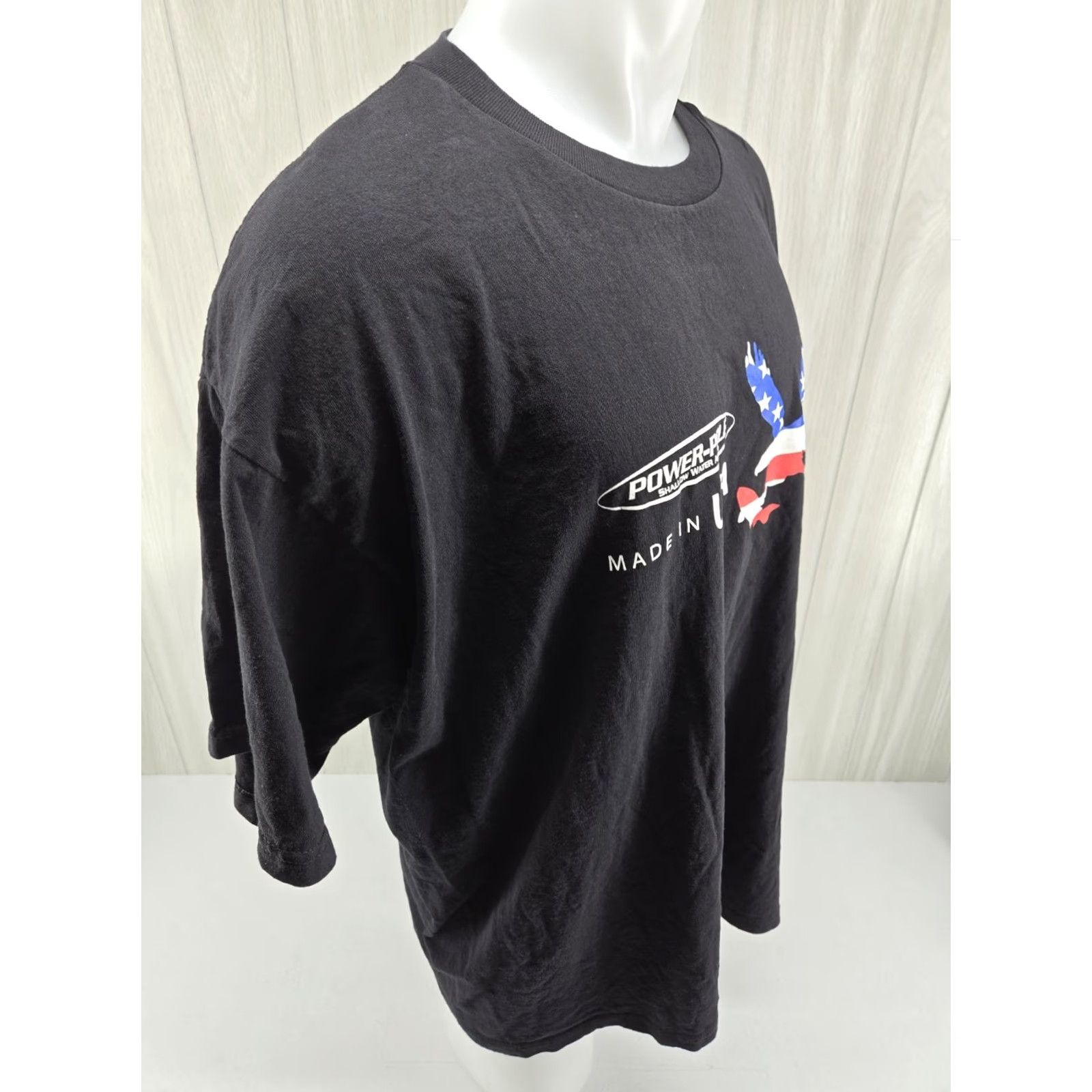 Poler VINTAGE Bayside Power Pole Shallow Water Anchor Shirt 2XL Black USA Bayside Shirt Men Short Sleeve T-Shirt USA 2XL Mens Size US XXL / EU 58 / 5 - 7 Thumbnail