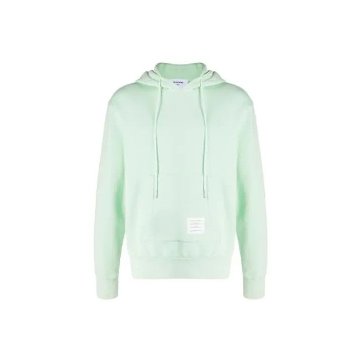 Thom Browne Thom Browne SS21 Loopbac Cotton Hoodie Green 0079 Size US L / EU 52-54 / 3 - 1 Thumbnail