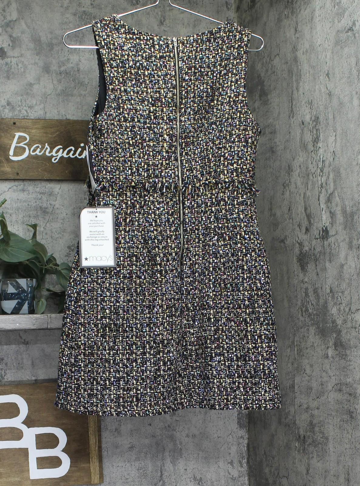 Other Nwt City Studio V Neck Sleeveless Dress Black Multi 3/4 Size M / US 6-8 / IT 42-44 - 2 Thumbnail