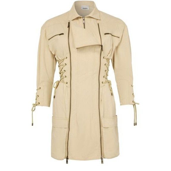ISABEL MARANT Izarra Beige Mini Dress New & Authentic (Women