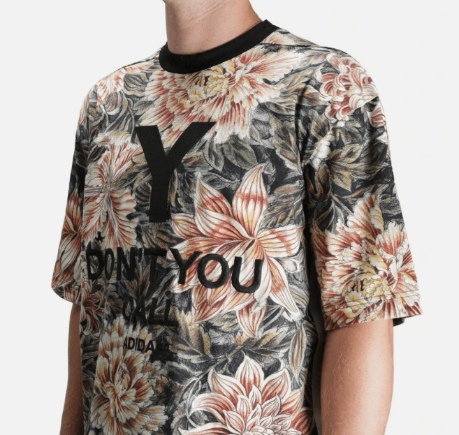 Yohji Yamamoto Yohji Yamamoto x Adidas Y don’t you call Tee Size US XL / EU 56 / 4 - 5 Thumbnail