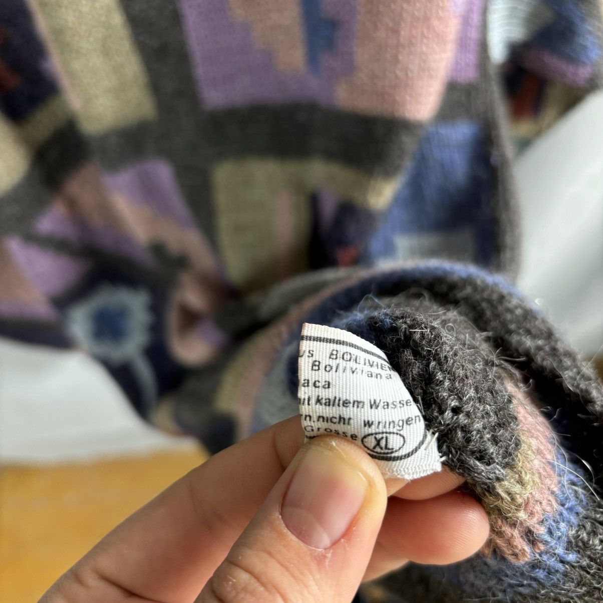 Vintage Vintage wool crazy sweater xl rare streetwear knitwear Size US XL / EU 56 / 4 - 6 Thumbnail