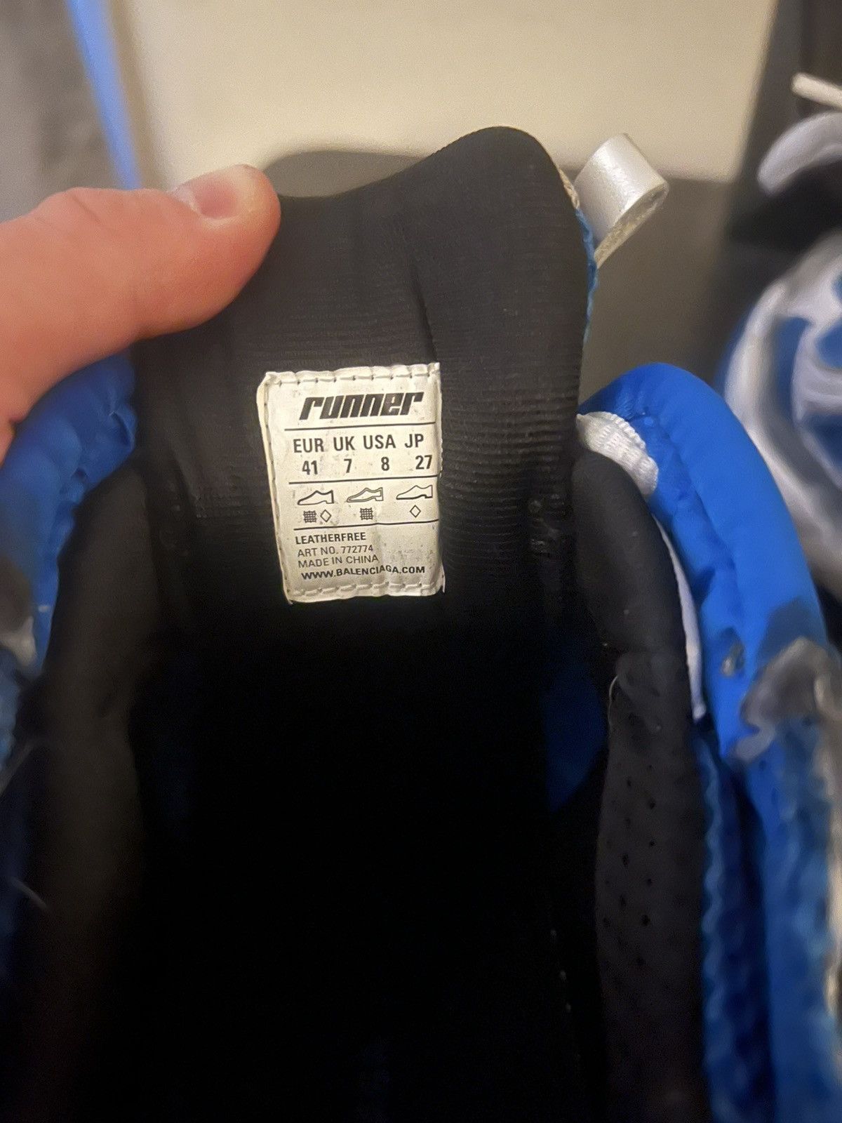 Balenciaga Balenciaga Runner Blue Size US 8 / EU 41 - 6 Thumbnail