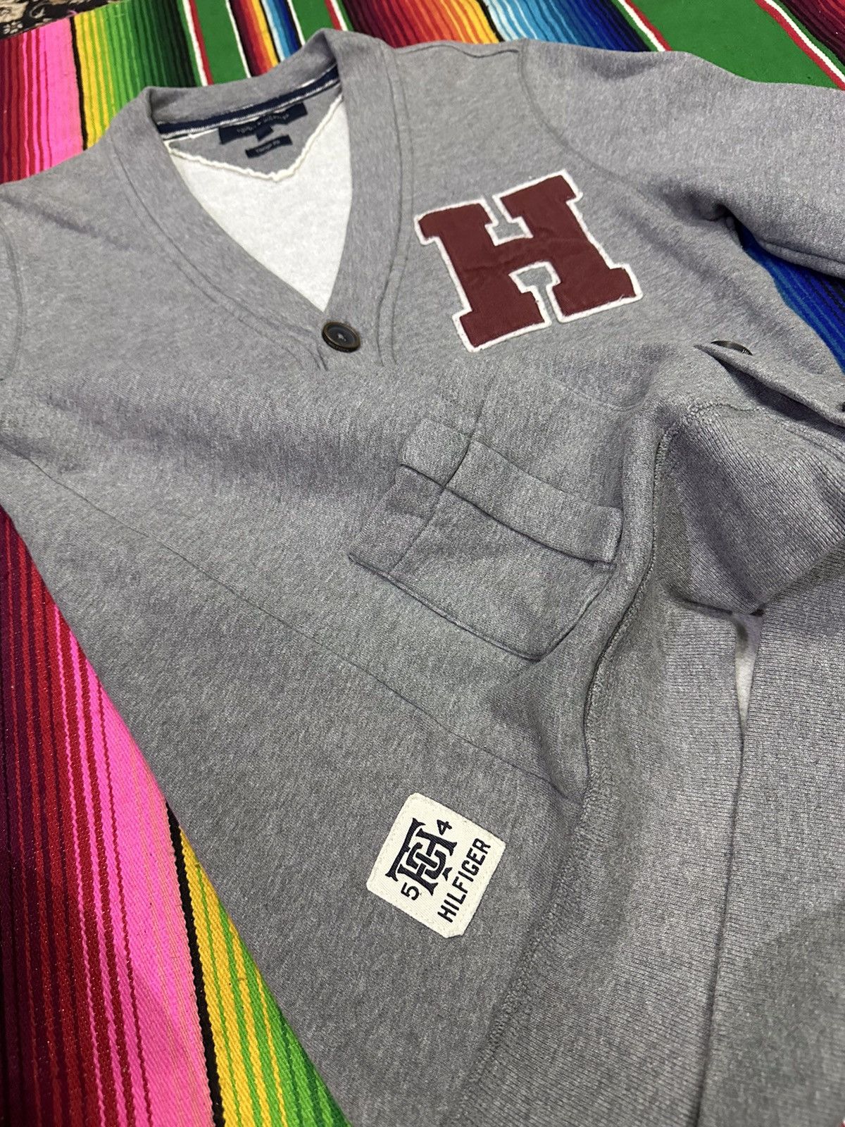 Japanese Brand Tommy Hilfiger Vintage Fit Cardigan 💥 Size US M / EU 48-50 / 2 - 5 Thumbnail