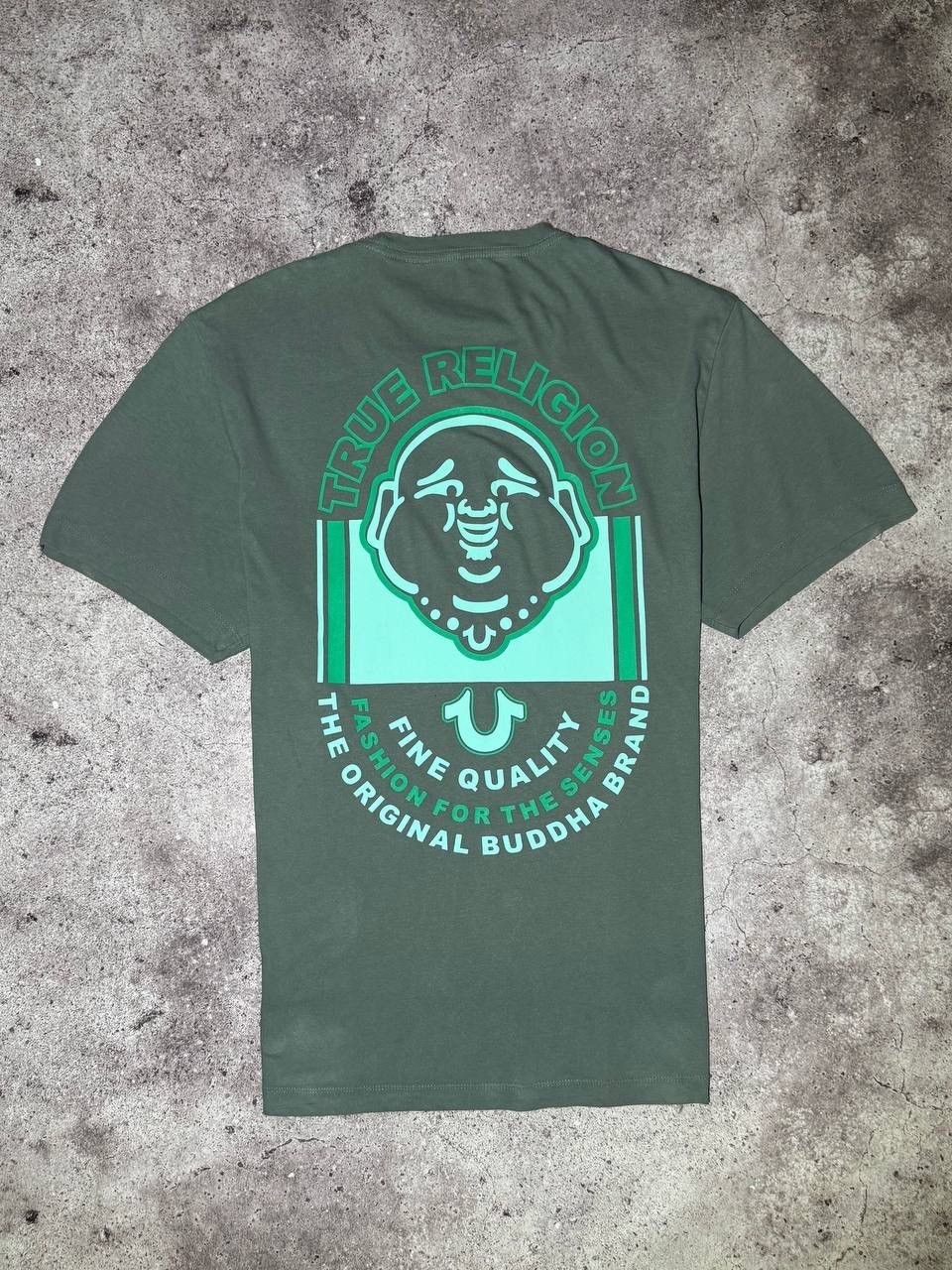 True Religion True Religion Vintage Blue T-shirt big printed Buddha Size US XL / EU 56 / 4 - 1 Thumbnail