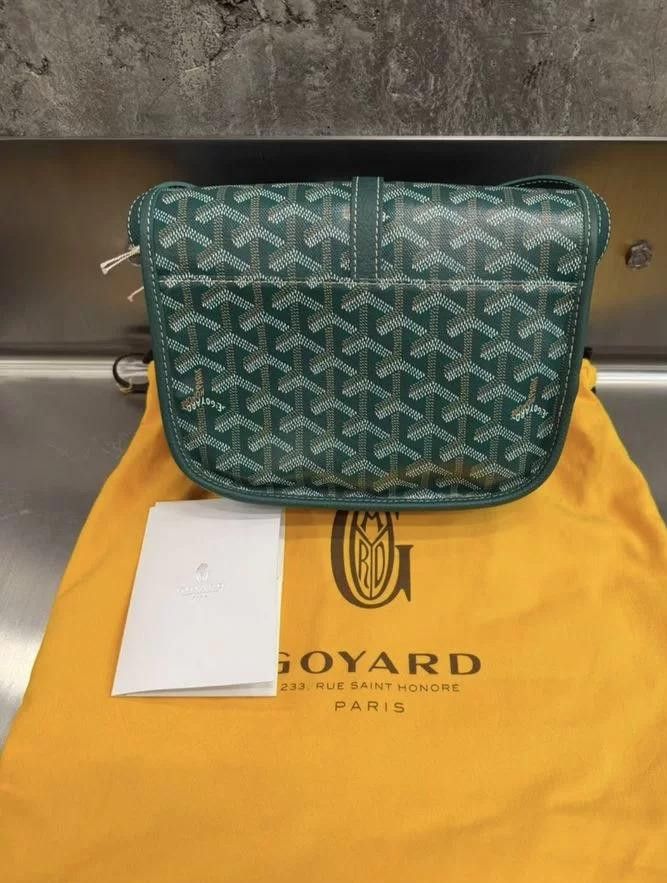 Goyard Goyard Leather Messenger Belvedere Green PM Size ONE SIZE - 3 Thumbnail