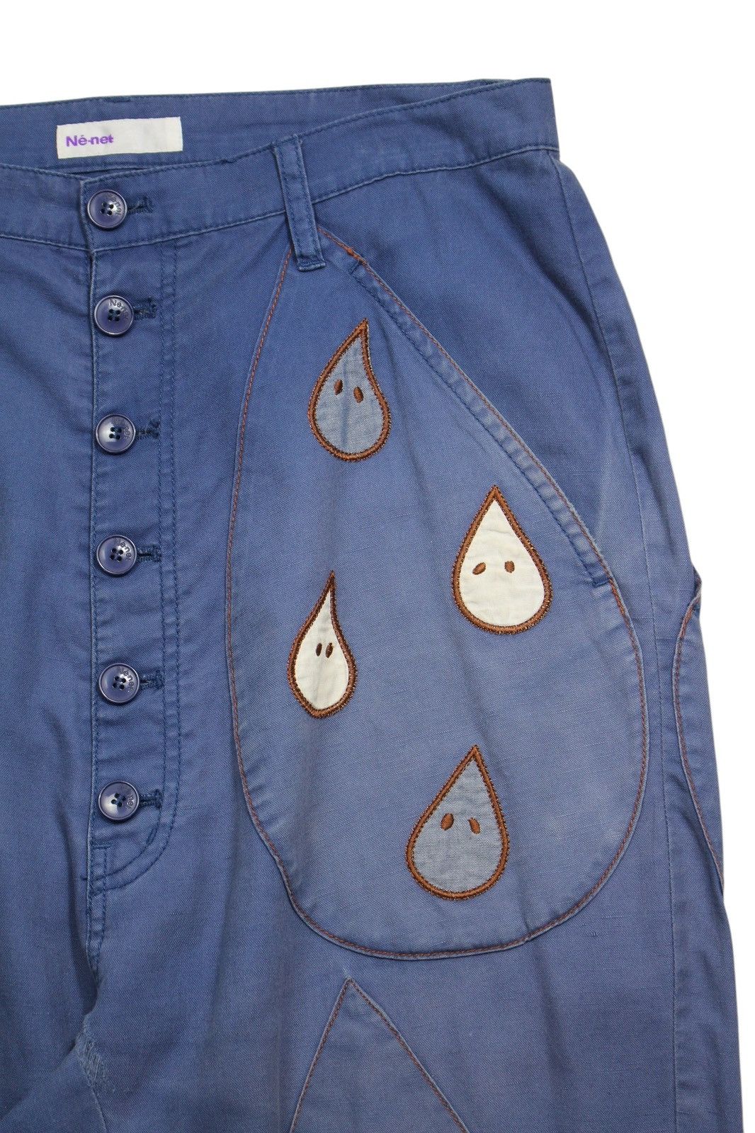 Issey Miyake AW2012 NÉ-NET DESIGNED BY KAZUAKI TAKASHIMA DROP PANTS Size US 31 - 6 Thumbnail