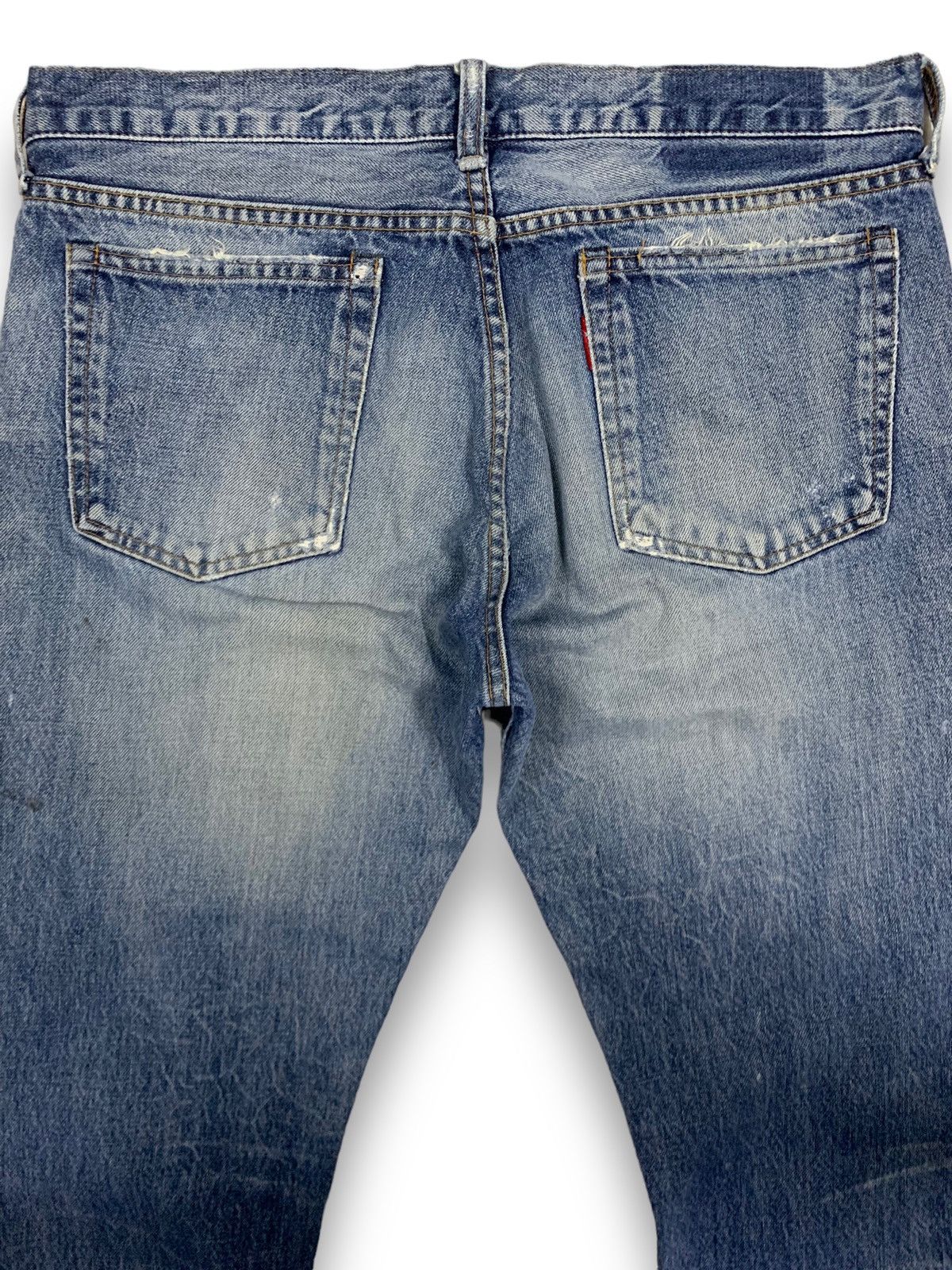 Japanese Brand Vintage Japanese RNA Inc Regular Straight Distressed Jeans Size US 34 / EU 50 - 13 Thumbnail