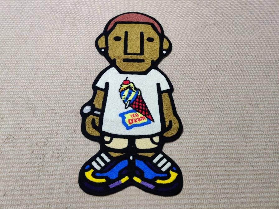 Pharrell Williams Ice Cream BBC Wool Thread Carpet
