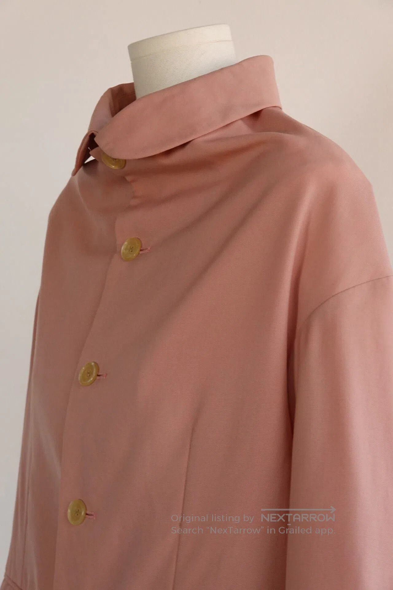 Comme des Garcons 90s Comme des Garçons Wool Wrap Coat. Size L / US 10 / IT 46 - 5 Thumbnail
