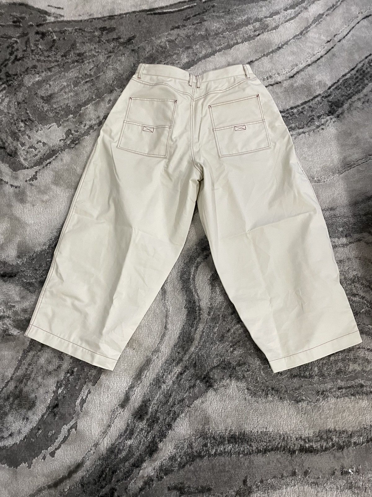 Asos Cream Super Baggy ASOS denim Size US 33 - 2 Thumbnail