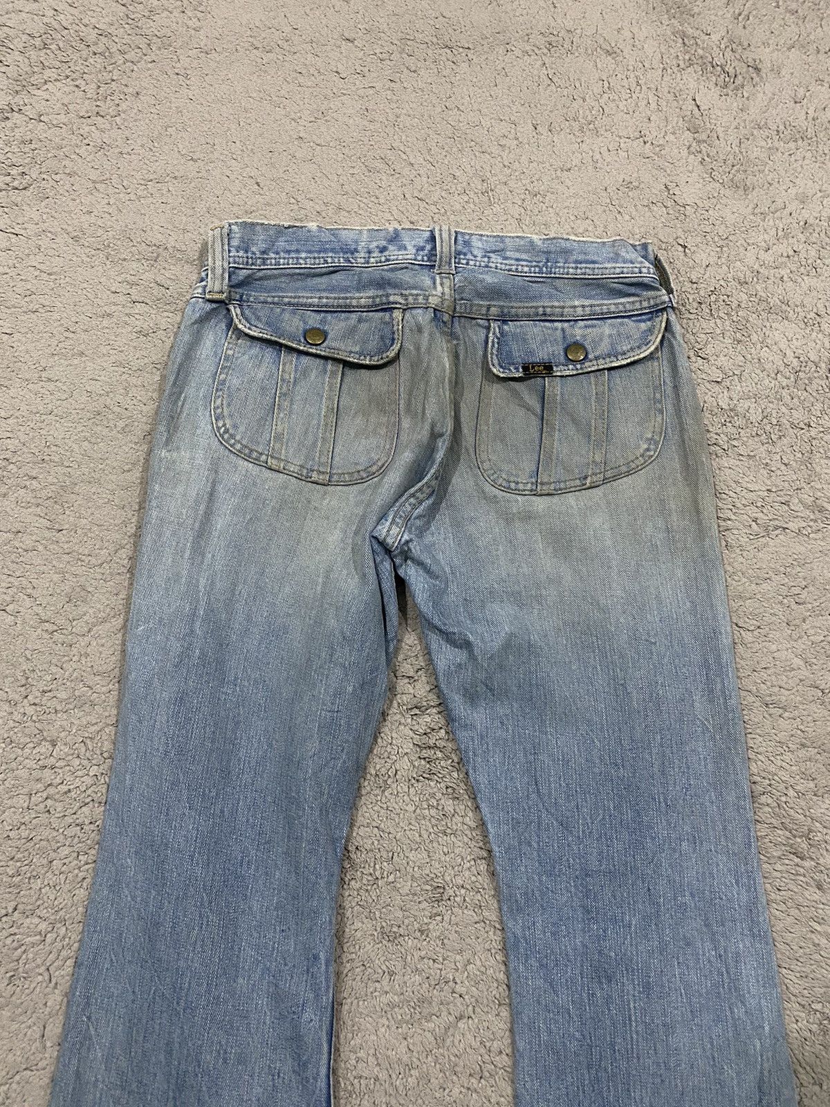 Lee Lee Riders Flare Button Vintage Size US 29 - 10 Thumbnail