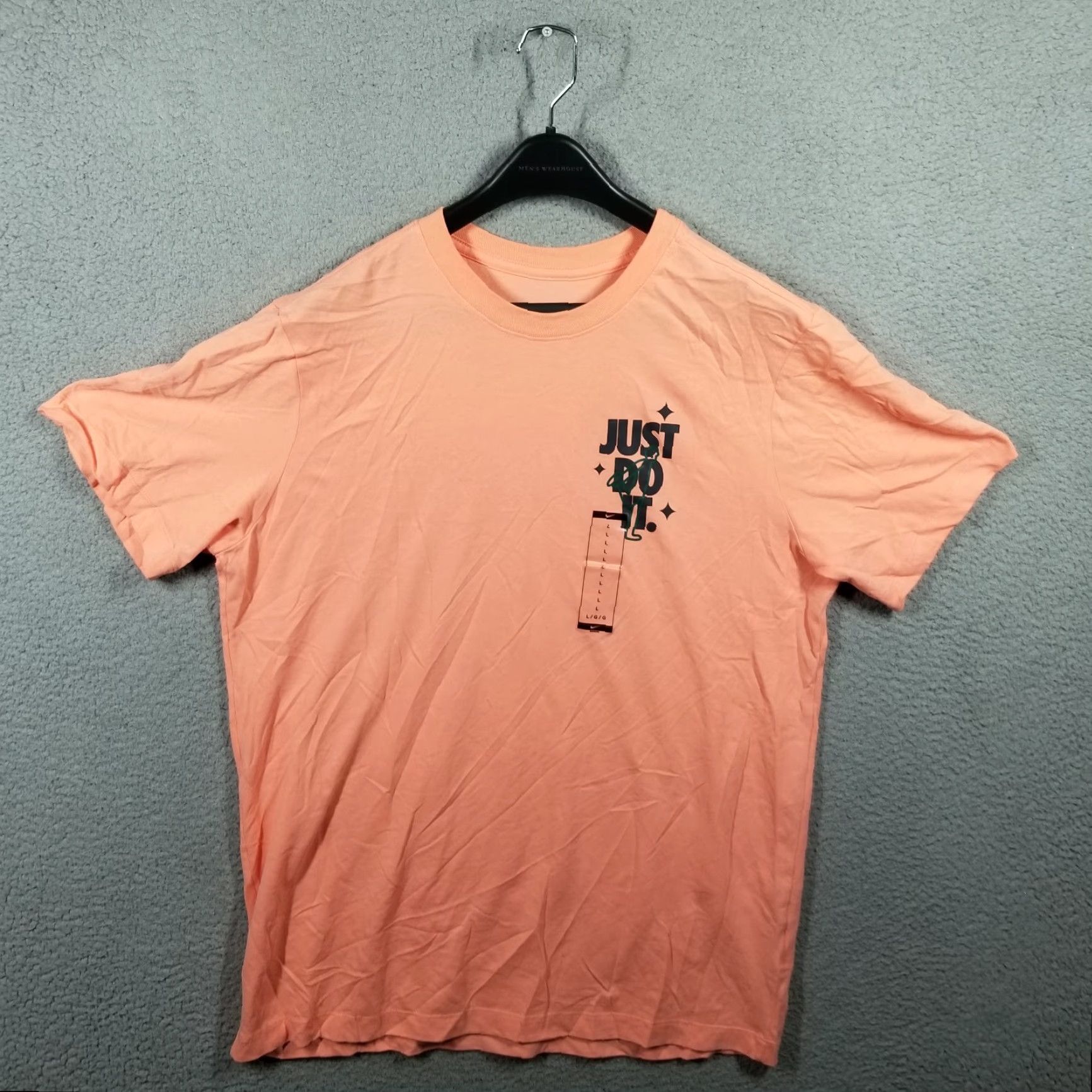Nike Nike Shirt Mens Large Orange Peace Power Logo Solid Breathable Basic Size US L / EU 52-54 / 3 - 6 Thumbnail