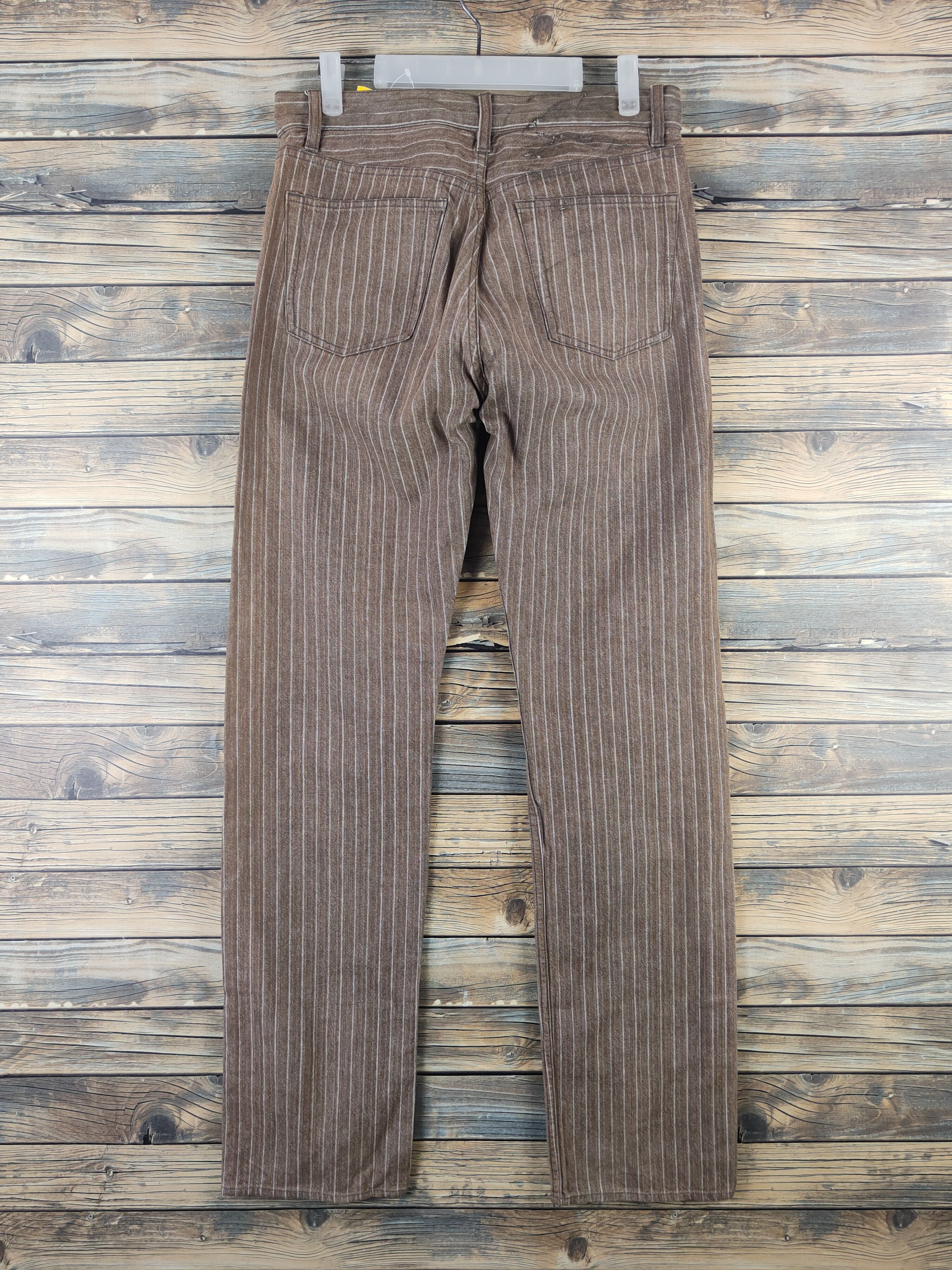 Japanese Brand DL Root Three Brown Multipocket Casual Pants #46-286T Size US 31 - 7 Thumbnail
